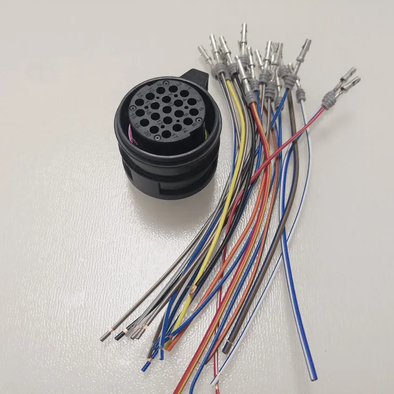 20 Pin/Way 02E 01J Transmission Gearbox Body Controller Connector Plug With Pigtail For Volkswagen Audi 1J0 927 320 1J0927320
20 Pin/Way 02E 01J Transmission Gearbox Body Controller Connector Plug With Pigtail For Volkswagen Audi 1J0 927 320 1J0927320