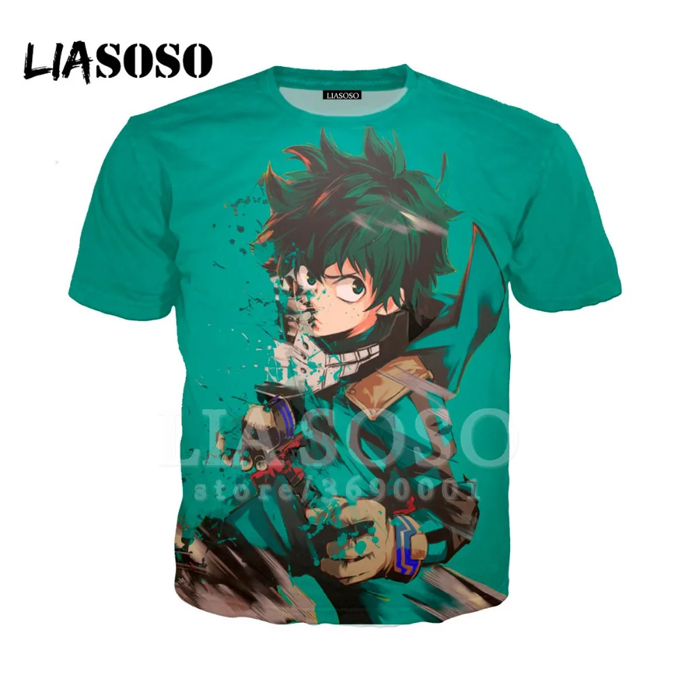 LIASOSO NEW Anime Boku No Hero My Hero Academia Cosplay Tees 3D Print t shirt/Hoodie/Sweatshirt Unisex Good Quality Tops G783
LIASOSO NEW Anime Boku No Hero My Hero Academia Cosplay Tees 3D Print t shirt/Hoodie/Sweatshirt Unisex Good Quality Tops G783
