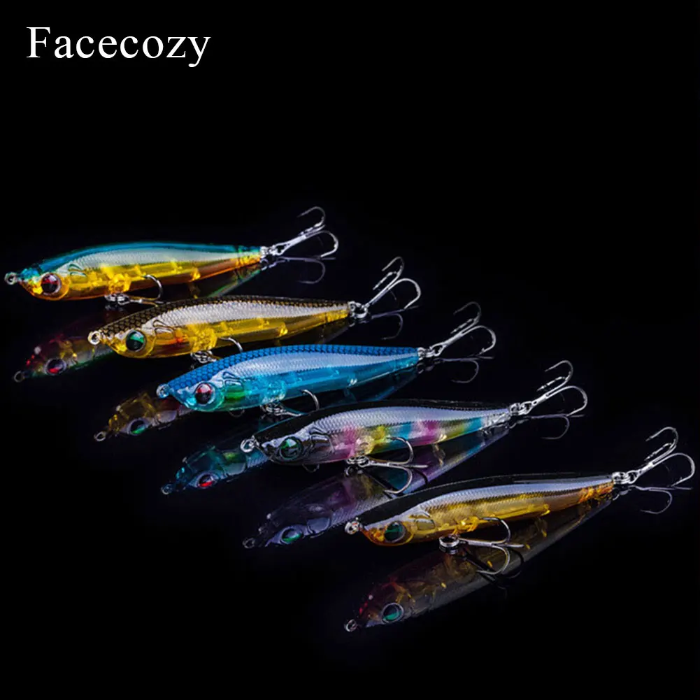 Facecozy Fishing Lures Luminous Minnow Artificial Bait 1Pc 6.5/8/9CM Multi-color Transparent Swimbait Suitable for Trolling
Facecozy Fishing Lures Luminous Minnow Artificial Bait 1Pc 6.5/8/9CM Multi-color Transparent Swimbait Suitable for Trolling
