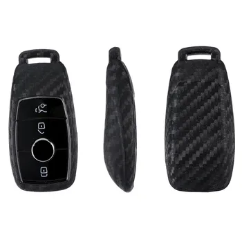 Carbon Fiber Soft Silicone Gel Car Cover Case Shell For Mercedes Benz 2017 E-Class E43 W213 E300 E400 Sedan keys with Key Chains
Carbon Fiber Soft Silicone Gel Car Cover Case Shell For Mercedes Benz 2017 E-Class E43 W213 E300 E400 Sedan keys with Key Chains