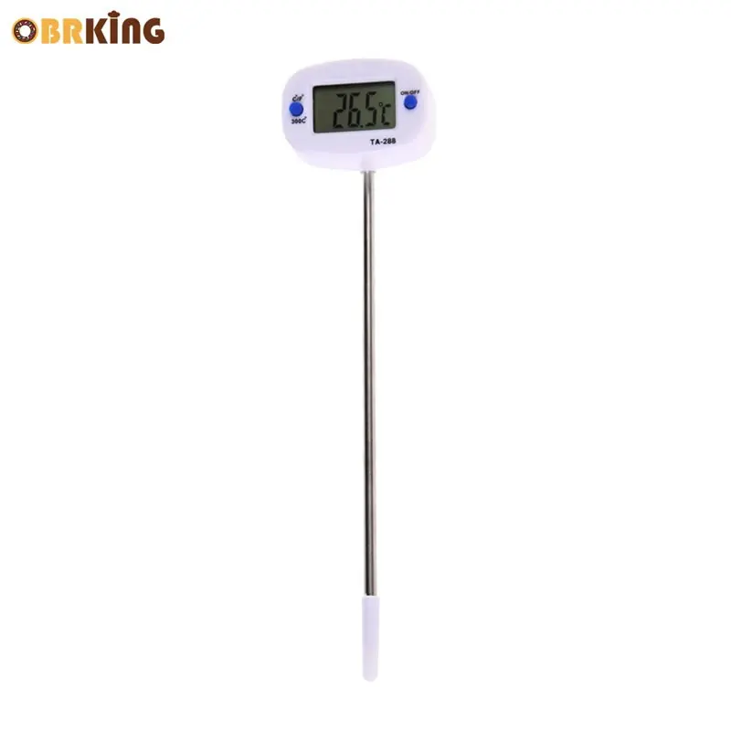 OBRKING Digital Food Thermometer BBQ Meat Chocolate Oven Milk Water Oil Cooking Kitchen Thermometer Electronic Probe Baking Tool
OBRKING Digital Food Thermometer BBQ Meat Chocolate Oven Milk Water Oil Cooking Kitchen Thermometer Electronic Probe Baking Tool
