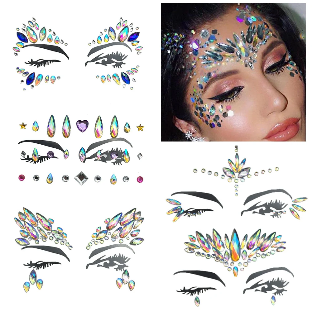 1 Sheet Handpicked Bohemia Tribal Style 3D Crystal Sticker Face And Eye Jewels Forehead Party DIY Decor Temporary Tattoo Sticker
1 Sheet Handpicked Bohemia Tribal Style 3D Crystal Sticker Face And Eye Jewels Forehead Party DIY Decor Temporary Tattoo Sticker