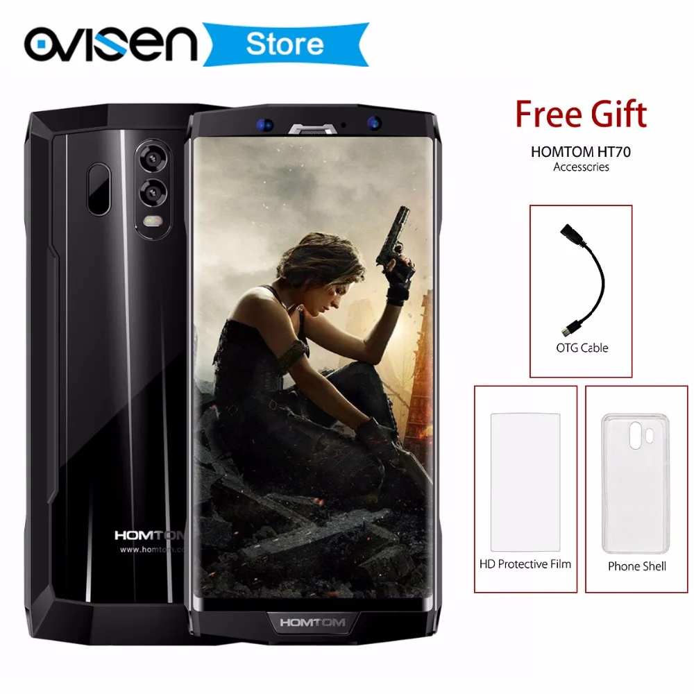 HOMTOM HT70 6.0" 10000mAh Big Battery 18:9 Display Mobile Phone MTK6750T Octa Core 4GB RAM 64GB ROM 16MP Camera 4G Smartphone
HOMTOM HT70 6.0" 10000mAh Big Battery 18:9 Display Mobile Phone MTK6750T Octa Core 4GB RAM 64GB ROM 16MP Camera 4G Smartphone