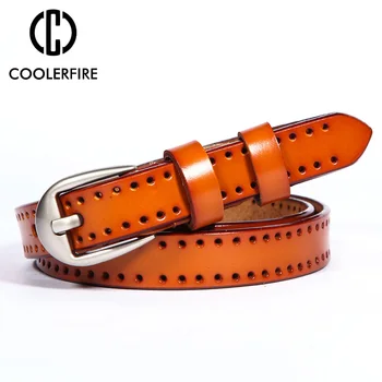 COOLERFIR New genuine leather pin buckle Women's belt Casual Fashion cowskin waistband belt for high quality female girdle LB001
COOLERFIR New genuine leather pin buckle Women's belt Casual Fashion cowskin waistband belt for high quality female girdle LB001