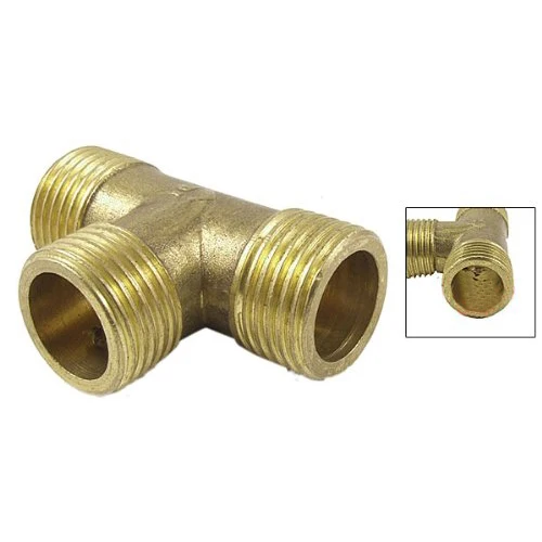 WSFS Hot Sale Brass T Shape Water Fuel Pipe Equal Male Tee Adapter Connector 1/2" Thread
WSFS Hot Sale Brass T Shape Water Fuel Pipe Equal Male Tee Adapter Connector 1/2" Thread