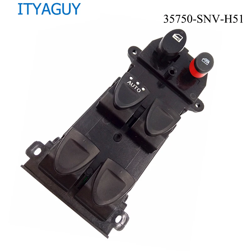 Front Left Hand Driver Power Window Switch Electric Control Master Switches 35750-SNV-H51 35750SNVH51 For Ho nda Ci vic
Front Left Hand Driver Power Window Switch Electric Control Master Switches 35750-SNV-H51 35750SNVH51 For Ho nda Ci vic