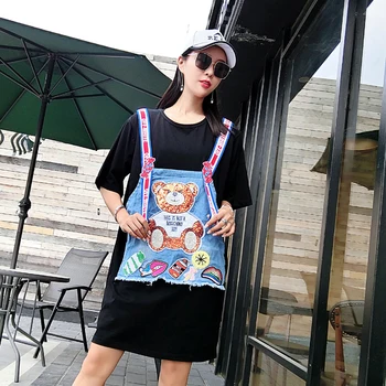 European station 2020 Summer New Thin Loose Large yard Age-defying Cowboy Fake Two Set Beads Ms. Dresses
European station 2020 Summer New Thin Loose Large yard Age-defying Cowboy Fake Two Set Beads Ms. Dresses