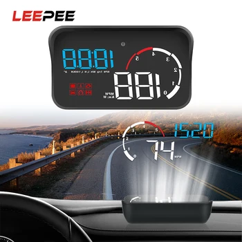 LEEPEE Intelligent Alarm System Car HUD Display OBD2 Overspeed Warning Multifunction M10 A100 Windshield Projector Universal
LEEPEE Intelligent Alarm System Car HUD Display OBD2 Overspeed Warning Multifunction M10 A100 Windshield Projector Universal