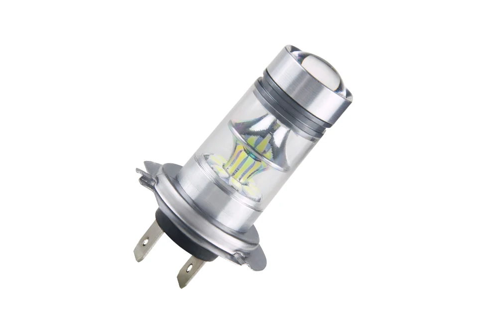 VooVoo 2Pcs Led H11 Fog Lamp Auto Driving Bulb DRL H11 Bulb Fog Lights 12V White Amber Ice Blue for Mazda 2 2014-2016 (2)