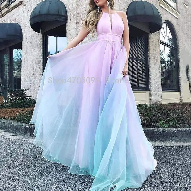 Floor Length Pink Blue Sexy Long Party Dress Princess Halter Sleeveless Summer High Waist Mesh Elegant Wedding Ladies Maxi Dress
Floor Length Pink Blue Sexy Long Party Dress Princess Halter Sleeveless Summer High Waist Mesh Elegant Wedding Ladies Maxi Dress
