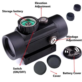 1X40 Red Green Dot Sight Scope Optic Collimator Hunting Holographic for Shot Gun Airsoft 11/20mm Rail Mount Tactical Riflescope
1X40 Red Green Dot Sight Scope Optic Collimator Hunting Holographic for Shot Gun Airsoft 11/20mm Rail Mount Tactical Riflescope