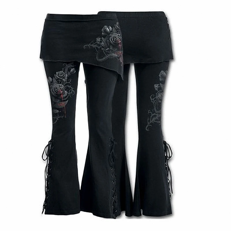 New Fashion Boho Black Lace-up Hollow Out Loose Hippie High Waist Irregular Wide Leg pants Long Flared Bell Bottom Pants S - 5XL
New Fashion Boho Black Lace-up Hollow Out Loose Hippie High Waist Irregular Wide Leg pants Long Flared Bell Bottom Pants S - 5XL