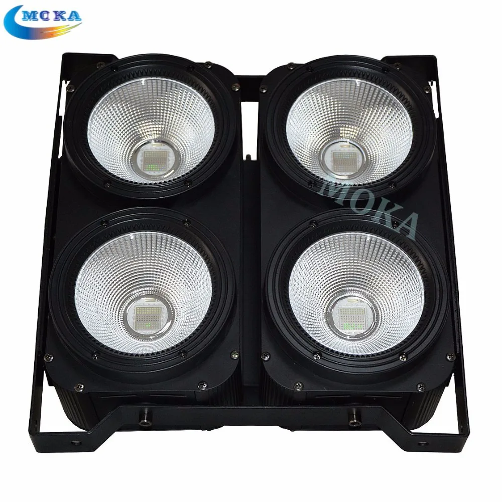 1 pcs/lot 4 Eyes 100w Led Audience Light COB Warm White 2IN1 Color Led COB par light stage LED Blinder Light 3/7/16CH
1 pcs/lot 4 Eyes 100w Led Audience Light COB Warm White 2IN1 Color Led COB par light stage LED Blinder Light 3/7/16CH