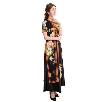 Ladies' Print Silk Twinset Vietnam Ao Dai Dress Satin Long Cheong-sam Casual Qipao Party Dress S M L XL XXL XXXL ZAYS042405
Ladies' Print Silk Twinset Vietnam Ao Dai Dress Satin Long Cheong-sam Casual Qipao Party Dress S M L XL XXL XXXL ZAYS042405