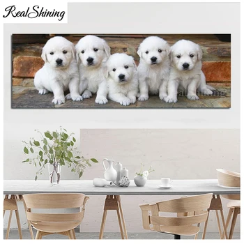 5D DIY Diamond Painting Large,New pop,Full circular/square Diamond,White Puppies diamond Embroidery Rhinestone Mosaic Art FS6219
5D DIY Diamond Painting Large,New pop,Full circular/square Diamond,White Puppies diamond Embroidery Rhinestone Mosaic Art FS6219