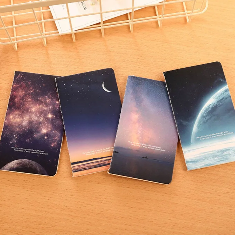 Cute Novelty Moon Star Universe Notebook Notepad Diary Writting Paper Memorandum School Supplies Random Color
Cute Novelty Moon Star Universe Notebook Notepad Diary Writting Paper Memorandum School Supplies Random Color