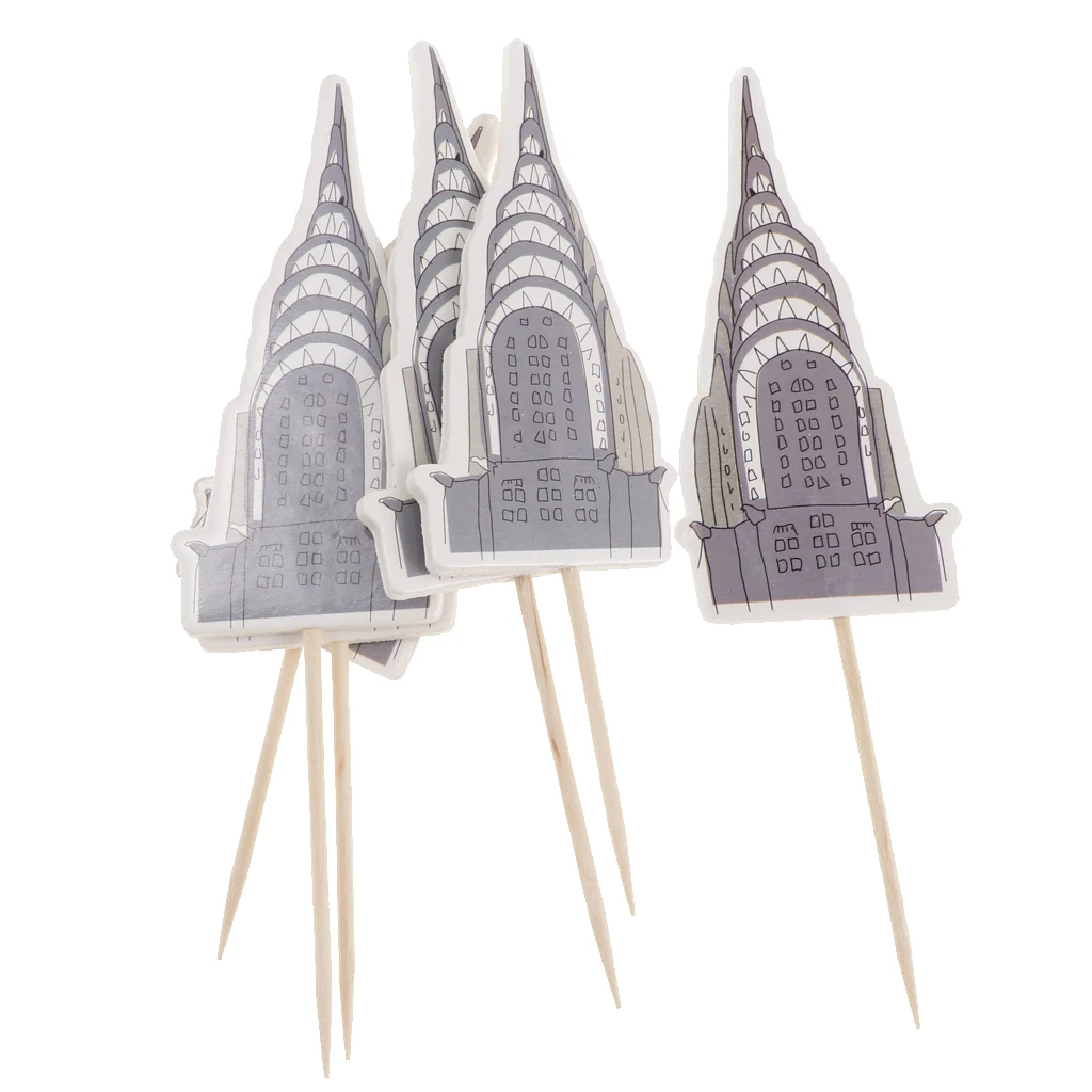 24pcs/lot Cupcake Topper New York Empire State Taxi Statue Liberty Cupcake Picks for Wedding Birthday Baby Shower Party Supplies 24pcs/lot Cupcake Topper New York Empire State Taxi Statue Liberty Cupcake Picks for Wedding Birthday Baby Shower Party Supplies