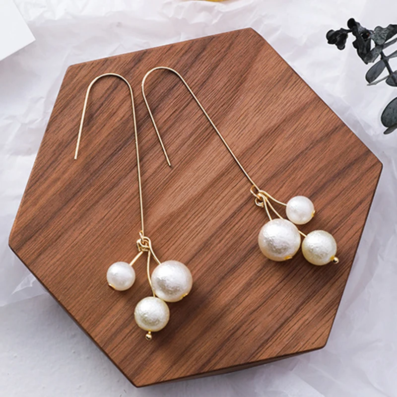 3pcs Pearls Pendant Charm Long Fish Hook Earrings For Women Ladies Elegant Pearl Dangle Earrings For Party Jewelry
3pcs Pearls Pendant Charm Long Fish Hook Earrings For Women Ladies Elegant Pearl Dangle Earrings For Party Jewelry