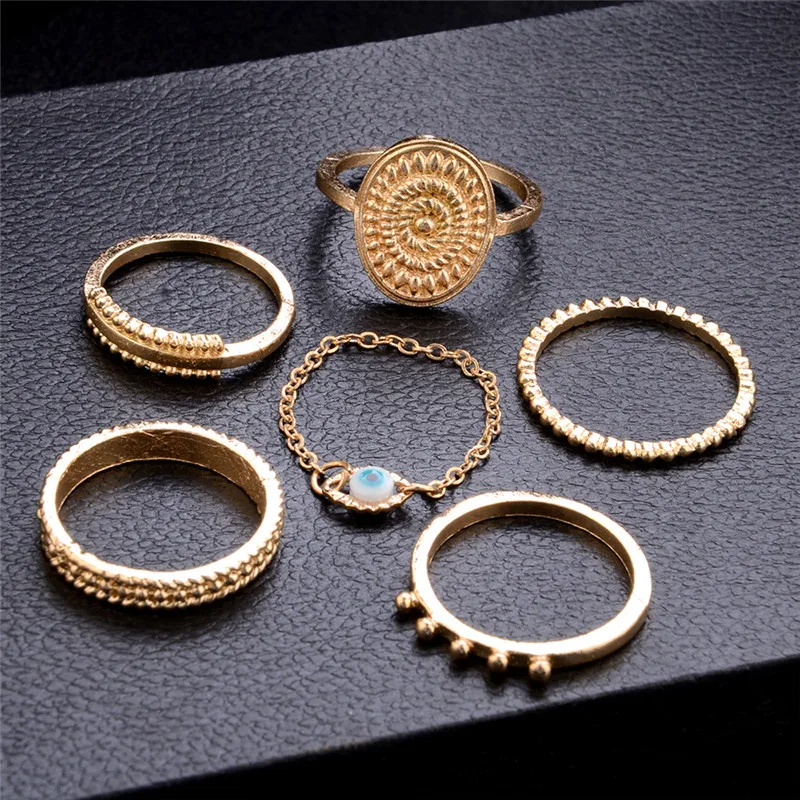 ROMAD Bohemia Gold Silver Evil Eye Midi Ring Sets for Women Boho Beach Carved Ball Knuckle Finger Oval Joint Rings Jewelry R4
ROMAD Bohemia Gold Silver Evil Eye Midi Ring Sets for Women Boho Beach Carved Ball Knuckle Finger Oval Joint Rings Jewelry R4
