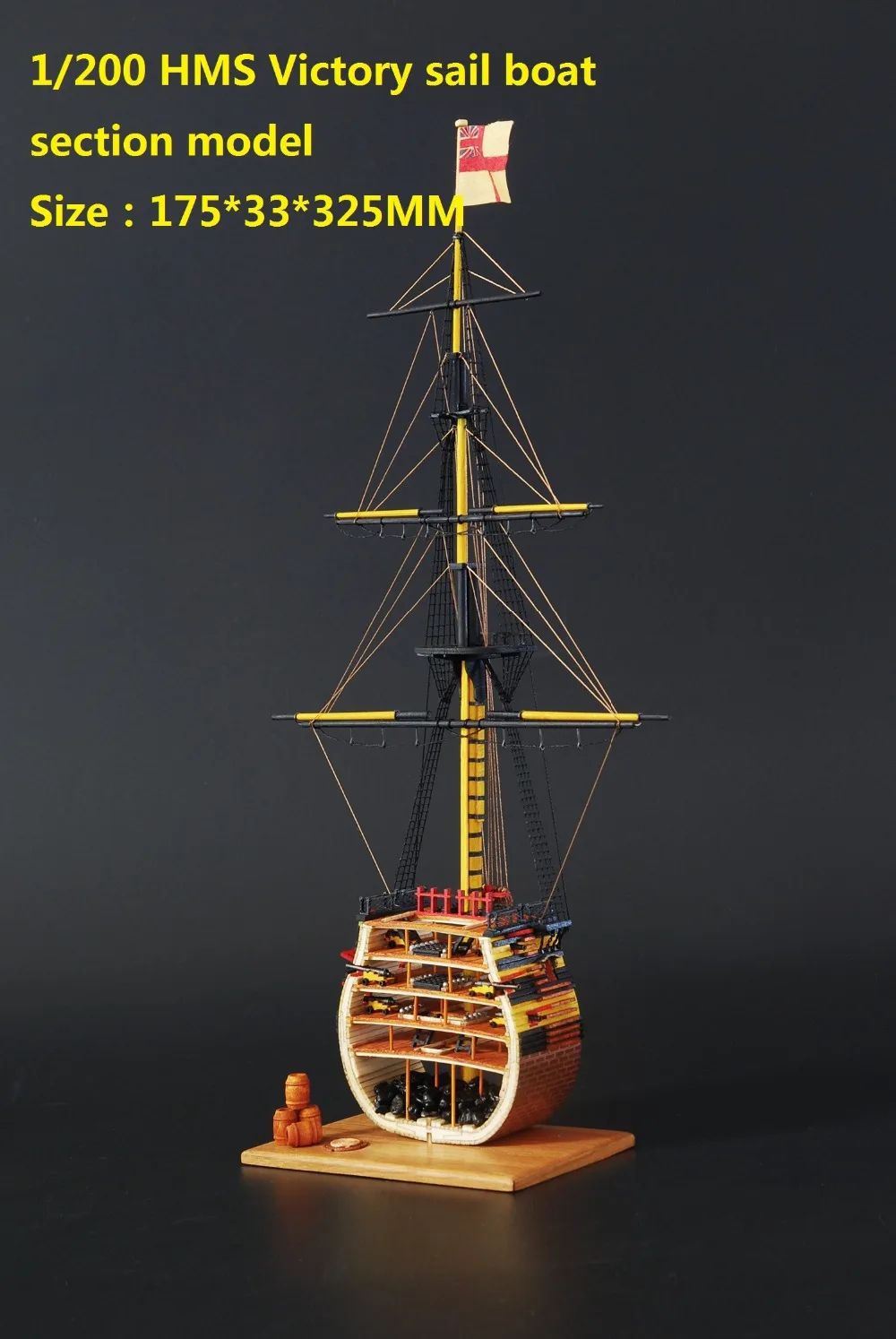 LOVE MODEL Free shipping Scale 1/200 HMS Victory Wooden Sailboat & Brass cannons & wooden base & decoration kits
LOVE MODEL Free shipping Scale 1/200 HMS Victory Wooden Sailboat & Brass cannons & wooden base & decoration kits