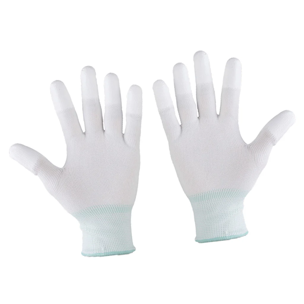 2pc New Arrival 12 Pairs Black Nylon PU Safety Work Gloves Builders Grip For Palm Coating and Free Motion Machine Sewing Craft 2pc New Arrival 12 Pairs Black Nylon PU Safety Work Gloves Builders Grip For Palm Coating and Free Motion Machine Sewing Craft