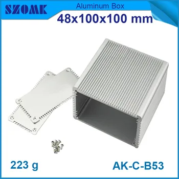 4pcs/lot heatsink alumium profiles silvery junction case for diy electrical pcb broad 48*100*100mm
4pcs/lot heatsink alumium profiles silvery junction case for diy electrical pcb broad 48*100*100mm