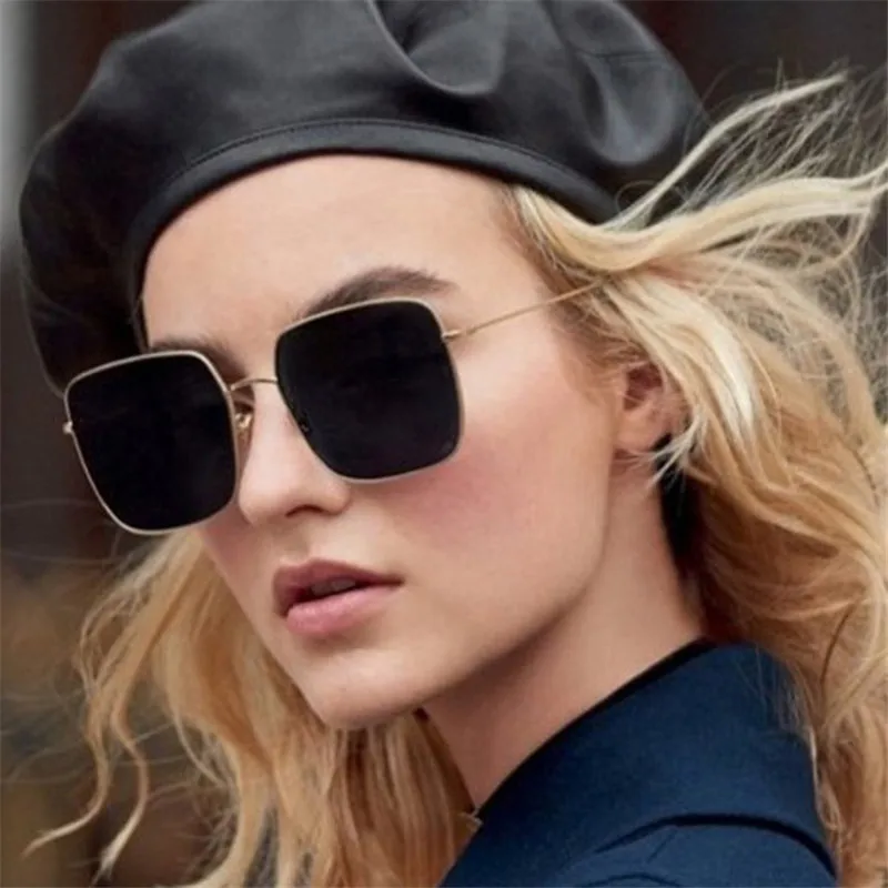 2019 NEW Square Frame Vintage Sunglasses Women Oversized Big Size Sun Glasses for Men Female Shades Black UV400 Eyewear
2019 NEW Square Frame Vintage Sunglasses Women Oversized Big Size Sun Glasses for Men Female Shades Black UV400 Eyewear