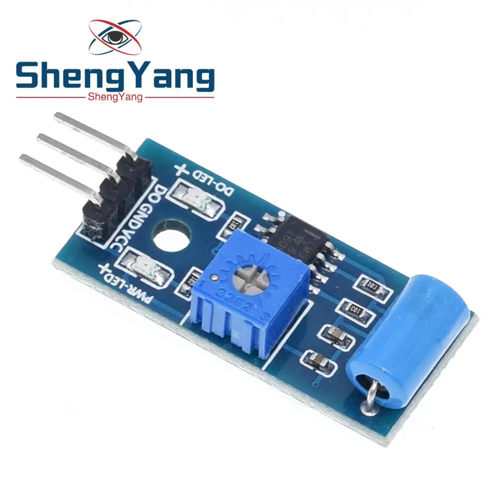1pcs ShengYang normally closed type vibration sensor module Alarm sensor module Vibration switch SW-420 for arduino
1pcs ShengYang normally closed type vibration sensor module Alarm sensor module Vibration switch SW-420 for arduino
