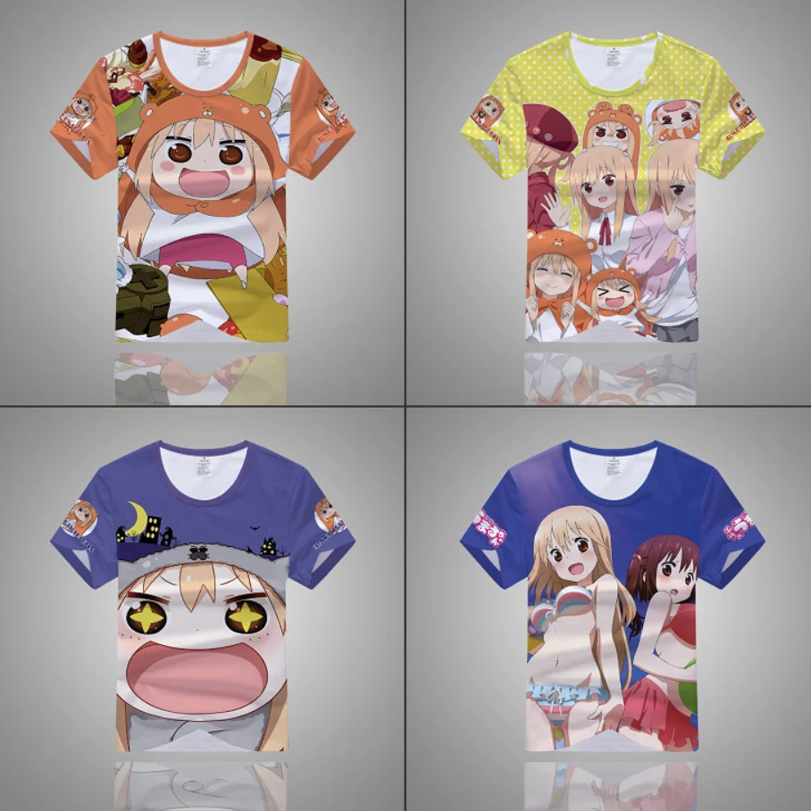 Anime Himouto! Umaru-chan T-Shirt 3D Printing Short Sleeve R-Neck Summer Clothing Colours Tees Women Girl Tops
Anime Himouto! Umaru-chan T-Shirt 3D Printing Short Sleeve R-Neck Summer Clothing Colours Tees Women Girl Tops