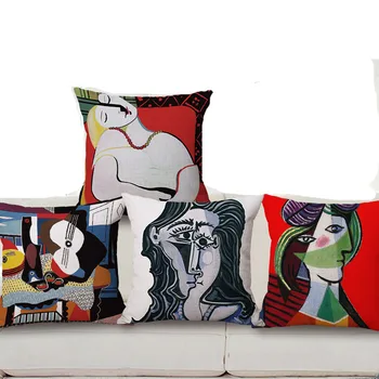 World Famous Paintings Picasso Coshion Covers One Side Printing Home Decor Sofa Car Seat Decorative Cushion Cover Pillow Case
World Famous Paintings Picasso Coshion Covers One Side Printing Home Decor Sofa Car Seat Decorative Cushion Cover Pillow Case