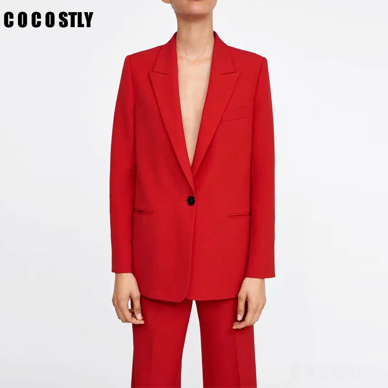 Womens Blazer 2018 New Spring Casual Red Small Suit Female Suits Women Coat Blazers Single Breasted Basic Jackets
Womens Blazer 2018 New Spring Casual Red Small Suit Female Suits Women Coat Blazers Single Breasted Basic Jackets