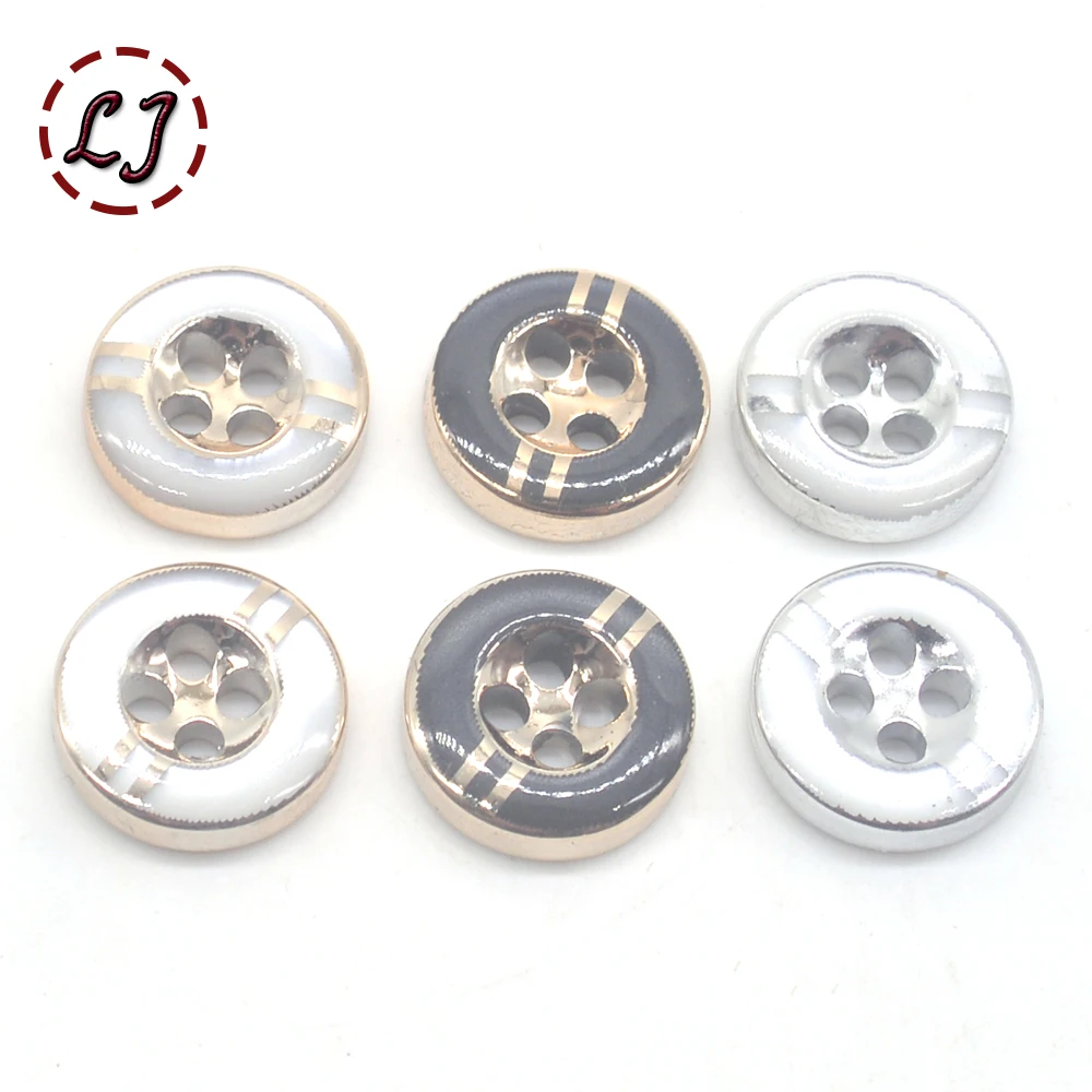 New 30pcs/lot 12mm gold silver black small round sewing Button for women cloth T-shirt sewing garment accessory scrapbooking DIY
New 30pcs/lot 12mm gold silver black small round sewing Button for women cloth T-shirt sewing garment accessory scrapbooking DIY