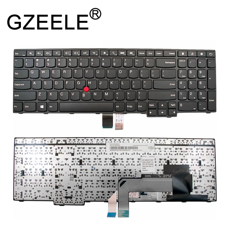 GZEELE new for IBM FOR Lenovo for Thinkpad E560 E560c Laptop keyboard US layout Black W/ Frame 00HN074
GZEELE new for IBM FOR Lenovo for Thinkpad E560 E560c Laptop keyboard US layout Black W/ Frame 00HN074