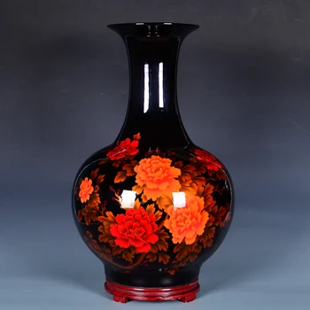 Jingdezhen ceramic Crystal Landing Large Vase Flower Chinese Style Living Room Decorative Arts And Crafts large floor vases home
Jingdezhen ceramic Crystal Landing Large Vase Flower Chinese Style Living Room Decorative Arts And Crafts large floor vases home