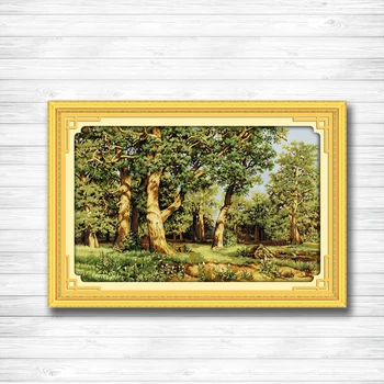 Oak forest Beautiful scenery dmc 14CT 11CT counted cross stitch Needlework Set Embroidery kits chinese cross stitch Home decor
Oak forest Beautiful scenery dmc 14CT 11CT counted cross stitch Needlework Set Embroidery kits chinese cross stitch Home decor