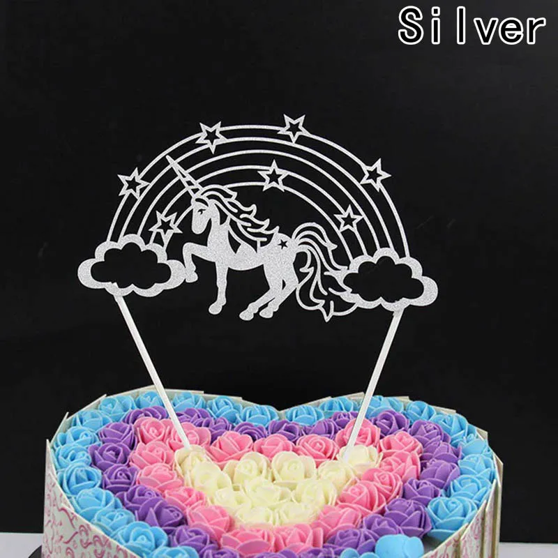 Hollow Unicorn Cake Topper Wedding Cupcake Decoration Picks Rainbow Horse Baby Shower Kids Birthday Party Supplies
Hollow Unicorn Cake Topper Wedding Cupcake Decoration Picks Rainbow Horse Baby Shower Kids Birthday Party Supplies