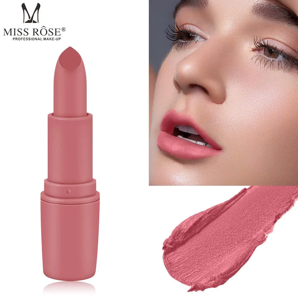 Miss Rose Nude Lipstick 8 colors Waterproof Vampire Brown Beauty Baby Lips Batom Matte lipstick Makeup Tats Eugenie Margherita
Miss Rose Nude Lipstick 8 colors Waterproof Vampire Brown Beauty Baby Lips Batom Matte lipstick Makeup Tats Eugenie Margherita