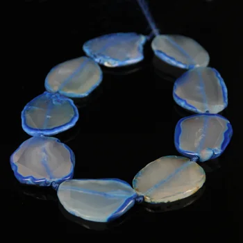 Natural Druzy Raw Agates Slices Pendant Beads,Large Cut Blue Edged Smooth Slab Agates Necklace Jewelry Making
Natural Druzy Raw Agates Slices Pendant Beads,Large Cut Blue Edged Smooth Slab Agates Necklace Jewelry Making