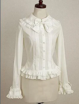2017 New Pattern Blouse White Cotton Lolita Shirt with lace daily wear sweety Customize for plus size adults and kids
2017 New Pattern Blouse White Cotton Lolita Shirt with lace daily wear sweety Customize for plus size adults and kids