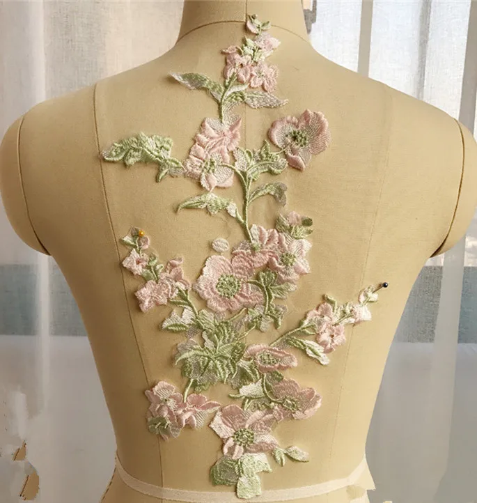 1pcs Large flower embroidery applique patches for bridal dress sew on pacthes lace fabric motif dIY decoration supplies
1pcs Large flower embroidery applique patches for bridal dress sew on pacthes lace fabric motif dIY decoration supplies