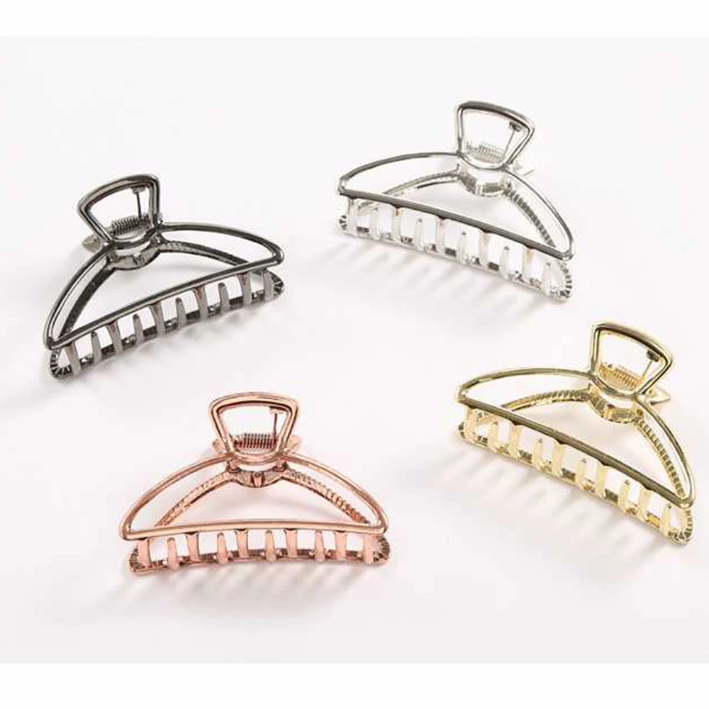 1PC Modern Stylish Hairpins Metal Hair Claw Hair Clips Solid Color Bun Maker Hair Accessories for Women Girls Two Size L/S
1PC Modern Stylish Hairpins Metal Hair Claw Hair Clips Solid Color Bun Maker Hair Accessories for Women Girls Two Size L/S