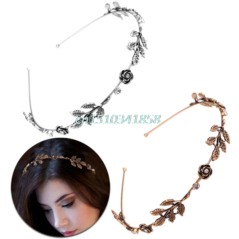 Fashion Women Leaf Rhinestone Head Chain Jewelry Headband Head Piece Hair Band #Y51#
Fashion Women Leaf Rhinestone Head Chain Jewelry Headband Head Piece Hair Band #Y51#