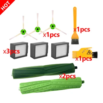 3*Hepa Filter +3*Side Brush +2* Brush Roll Kits for iRobot Roomba I Series i7 E5 E6 Robot Vacuum Cleaner Replacement Spare Parts
3*Hepa Filter +3*Side Brush +2* Brush Roll Kits for iRobot Roomba I Series i7 E5 E6 Robot Vacuum Cleaner Replacement Spare Parts