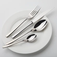 24 шт./компл. набор посуды Нержавеющая сталь столовые приборы