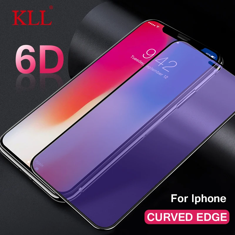 6D Anti Blue Light Full Cover Tempered Glass for iPhone X XS MAX XR Screen Protector for iPhone 6 6s 7 8 Plus Protective Glass
6D Anti Blue Light Full Cover Tempered Glass for iPhone X XS MAX XR Screen Protector for iPhone 6 6s 7 8 Plus Protective Glass