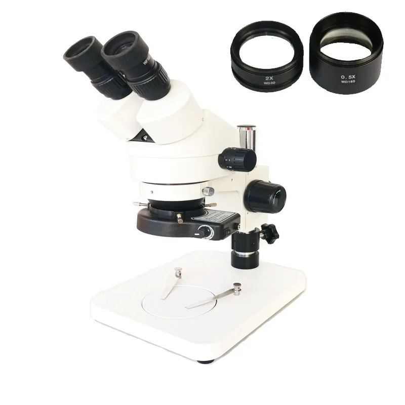 3.5X-90X Binocular Stereo Microscope Optical Zoom +0.5X 2.0X Auxiliary Objective Lens for phone repair PCB Microscope
3.5X-90X Binocular Stereo Microscope Optical Zoom +0.5X 2.0X Auxiliary Objective Lens for phone repair PCB Microscope
