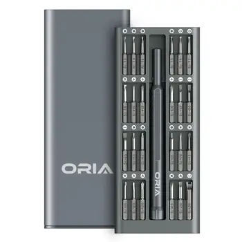 ORIA Precision Screwdriver Set Long Screwdriver Kit 25 in 1 Magnetic Driver Kit S2 Steel Repair Tool Kit For Phone Tablet PC
ORIA Precision Screwdriver Set Long Screwdriver Kit 25 in 1 Magnetic Driver Kit S2 Steel Repair Tool Kit For Phone Tablet PC
