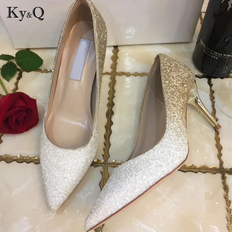 Summer Shiny Rhinestone High Heel Pumps Women 2018 Sexy Woman Wedding Party Shallow Mouth High Heels 5cm/8cm Heel Size
Summer Shiny Rhinestone High Heel Pumps Women 2018 Sexy Woman Wedding Party Shallow Mouth High Heels 5cm/8cm Heel Size