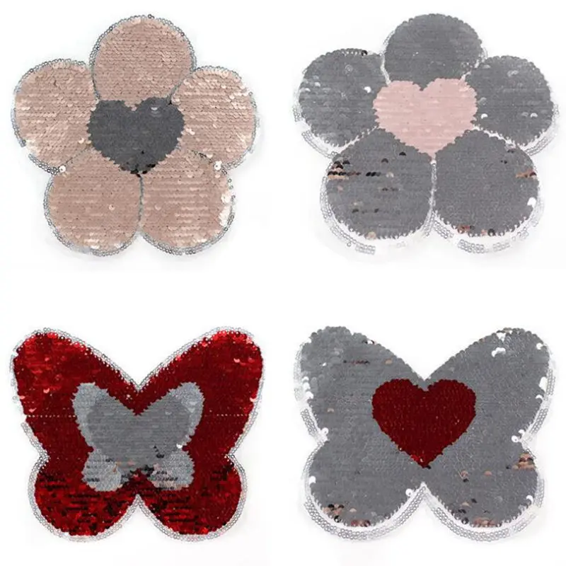 Reversible Sequined Sew On embroidered patches for kids DIY Coat Embroidered Paillette emoji Patch Applique
Reversible Sequined Sew On embroidered patches for kids DIY Coat Embroidered Paillette emoji Patch Applique