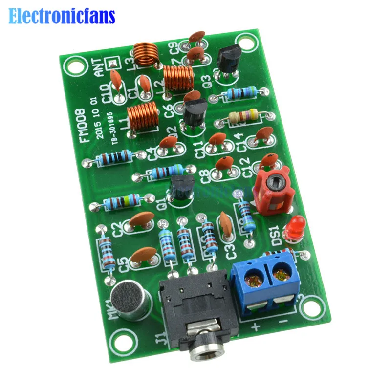 76-110MHz FM Radio Transmitter Repeater MP3 Audio Wireless Transmitter Module for Aduino 3V-12V MIC Microphone
76-110MHz FM Radio Transmitter Repeater MP3 Audio Wireless Transmitter Module for Aduino 3V-12V MIC Microphone